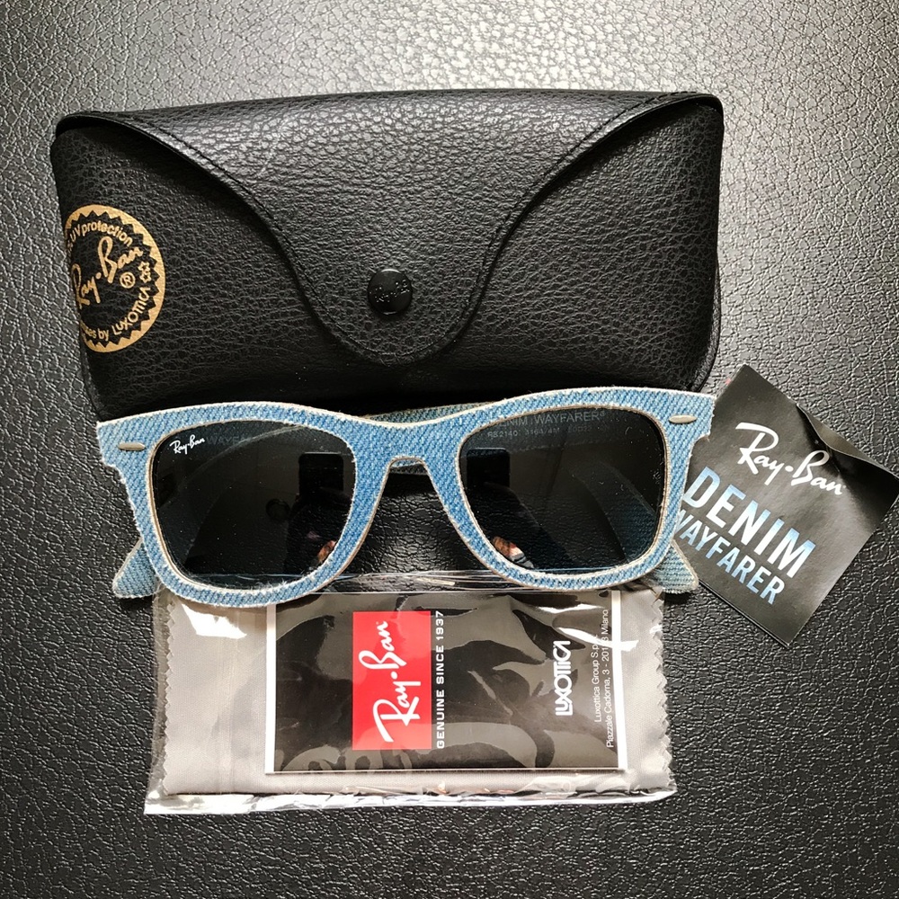 Ray-Ban women’s denim wayfarer sunglasses